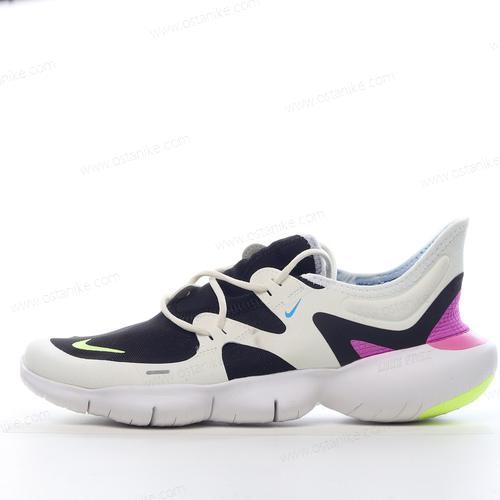 Halvat Nike Free RN 5 ‘Valkoinen Musta Violetti Sininen’ Kengät