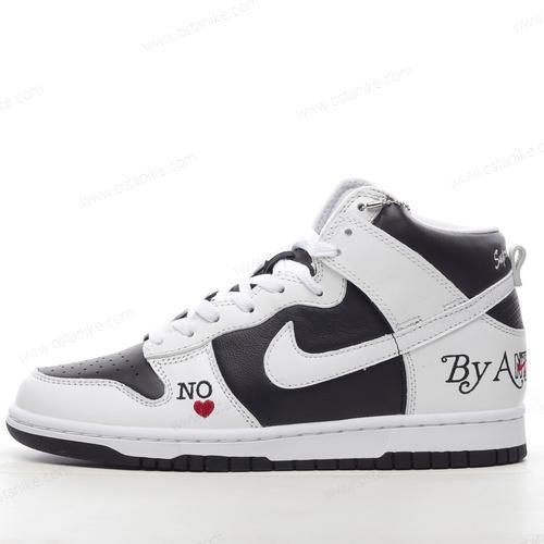 Halvat Nike SB Dunk High ‘Valkoinen Musta’ Kengät DN3741-002
