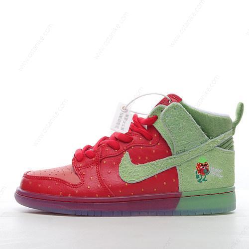 Halvat Nike SB Dunk High ‘Vihreä Punainen’ Kengät CW7093-600