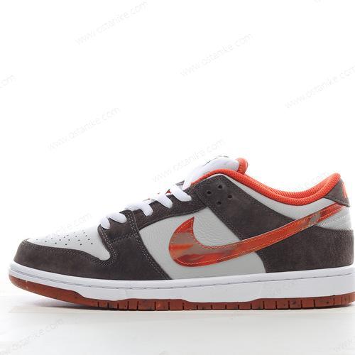 Halvat Nike SB Dunk Low ‘Harmaa Musta Punainen’ Kengät DH7782-001