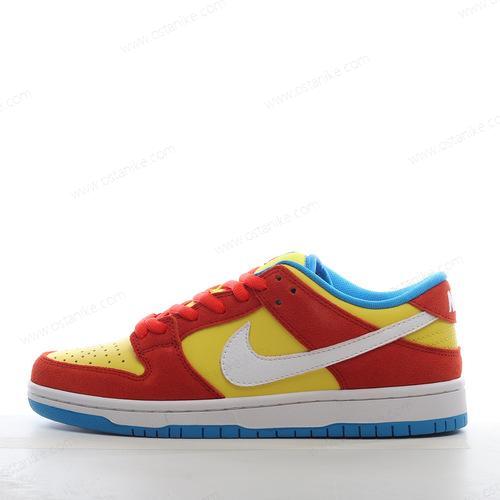 Halvat Nike SB Dunk Low Pro ‘Punainen Valkoinen Keltainen Sininen’ Kengät BQ6817-602