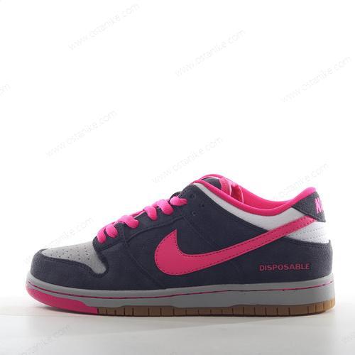 Halvat Nike SB Dunk Low ‘Valkoinen Musta Vaaleanpunainen’ Kengät 504750-061